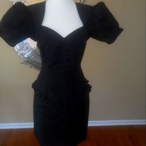 UNGARO Black Dress Made in Italy